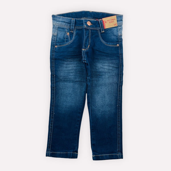 Calça Bebê Nacional Jeans Básica