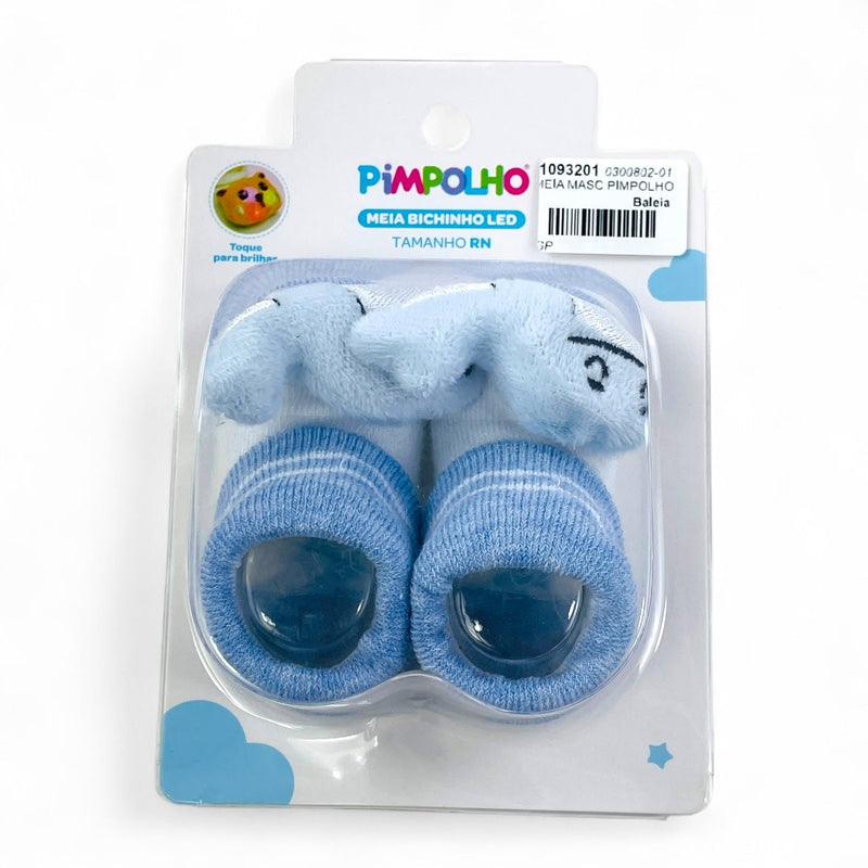 Meia Masculina Pimpolho Bichinho Led Rn