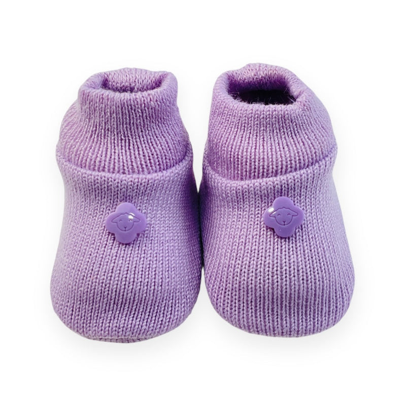 Sapatinho Bebe Tricot Liso