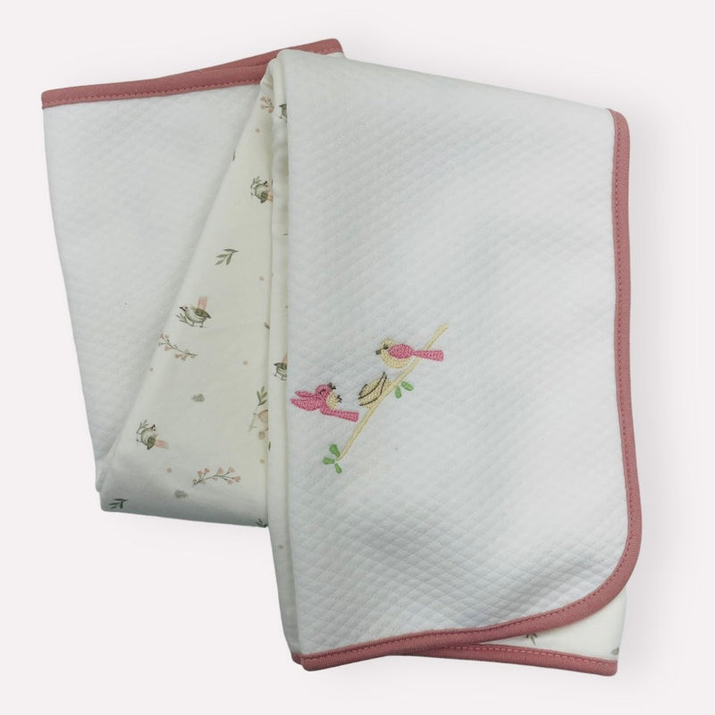 Manta Hug Matelasse Garden - Bege - 90 X 70 Cm