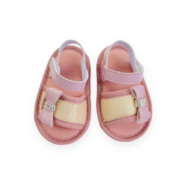 Sandália Bebê Keto Baby Laco Pérolas