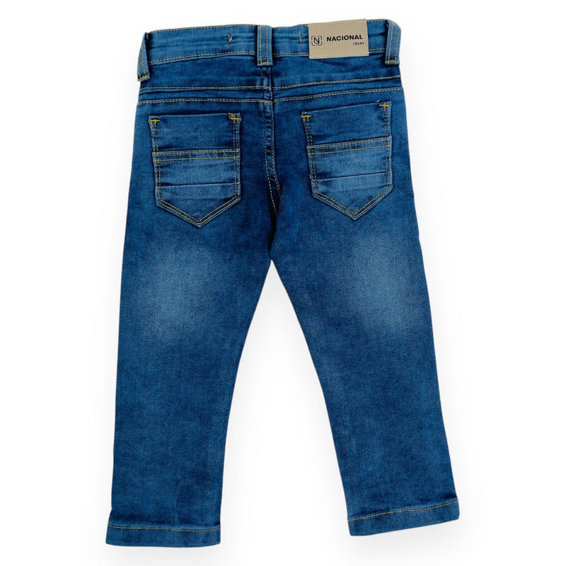 Calça Masculina Nacional Jeans Bebê Reta