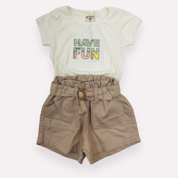 Conjunto Have Fun Canelado