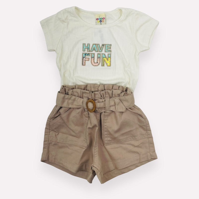 Conjunto Have Fun Canelado