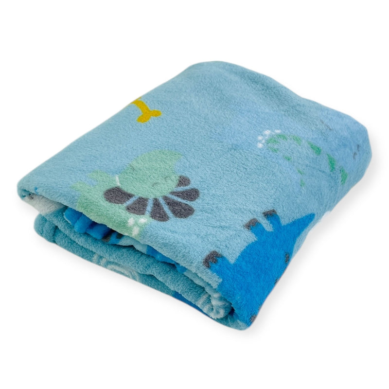 Manta Confort Jurassic 90 X110 Cm - Verde