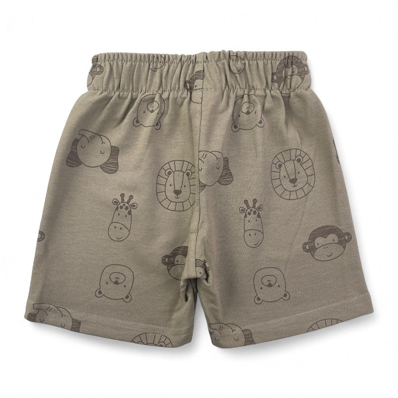 Conjunto Pulla Bulla Infantil Masculino Jungle Friends Bichinhos Selva