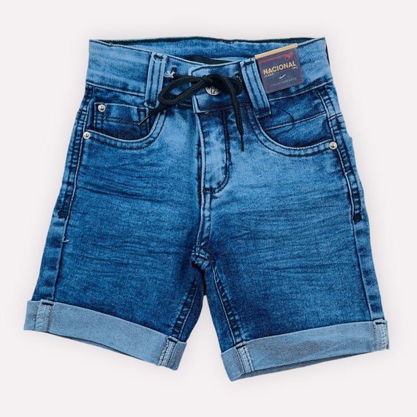 Bermuda Bebe Nacional Jeans Básica