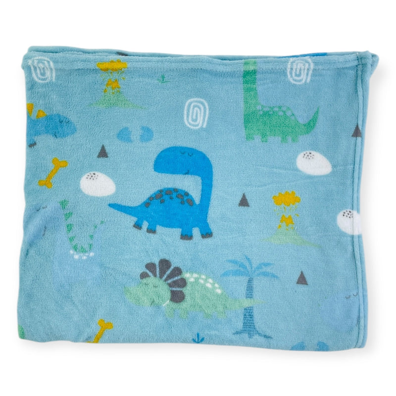 Manta Confort Jurassic 90 X110 Cm - Verde