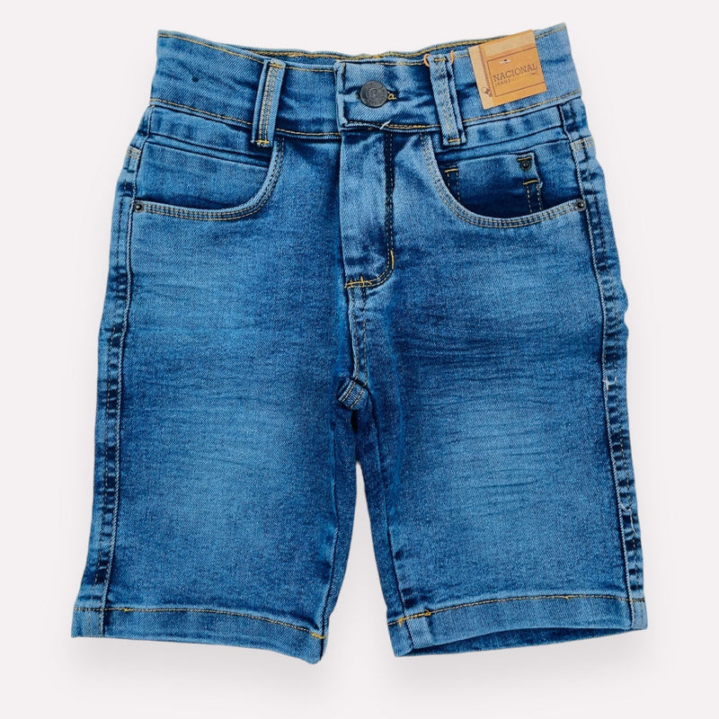 Bermuda Nacional Jeans Lavada