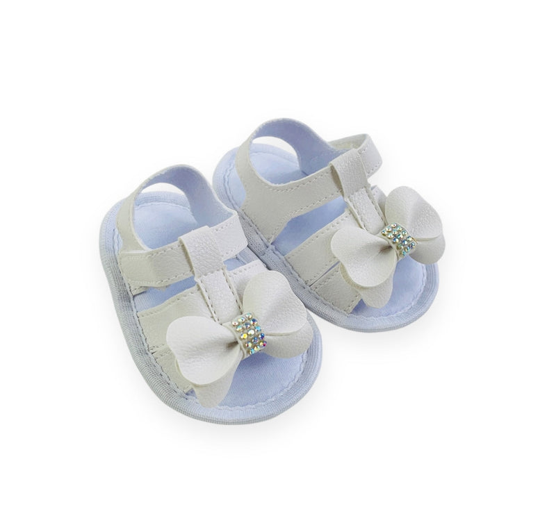 Sandália Bebê Keto Baby Laço Tiras