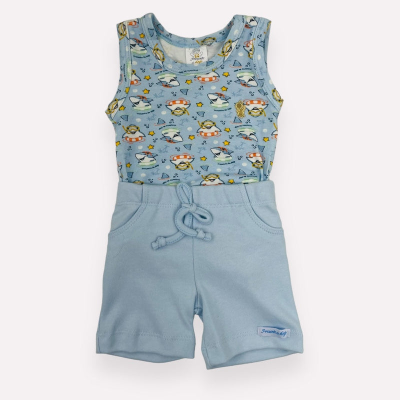 Conjunto Presente De Anjo Tubarão