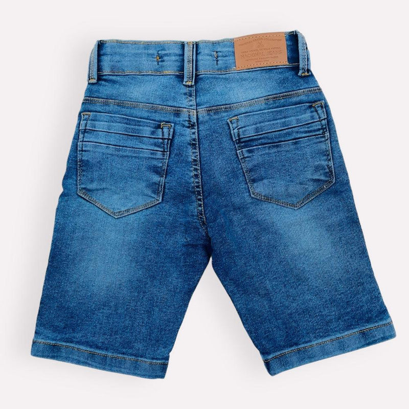 Bermuda Nacional Jeans Lavada