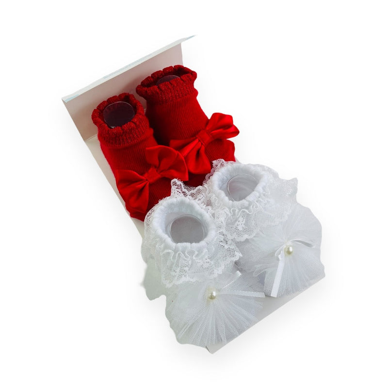 Kit Meia Fem Pimpolho Festinha Rn C/2 Pares