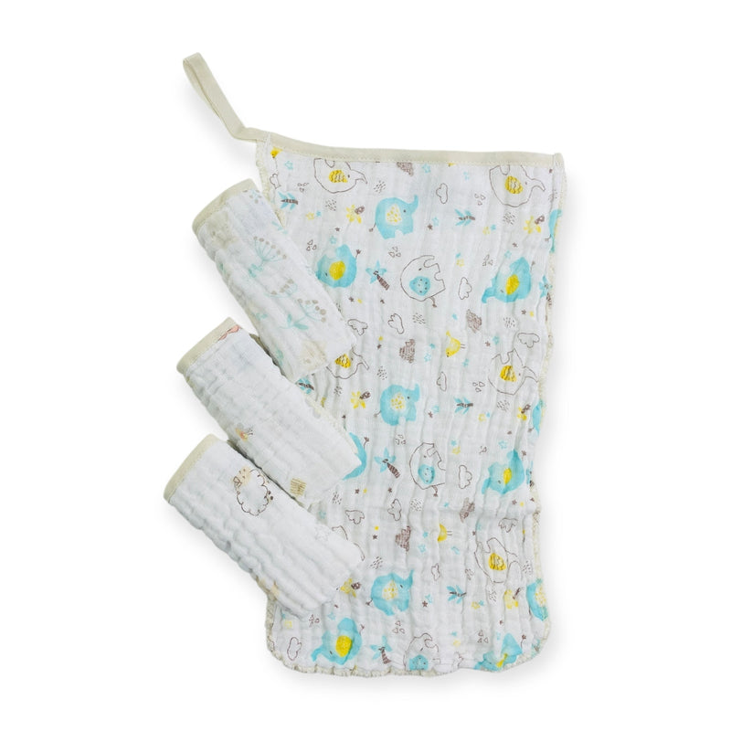 Pano De Boca Caricia Baby Soft Com 4 Unidades