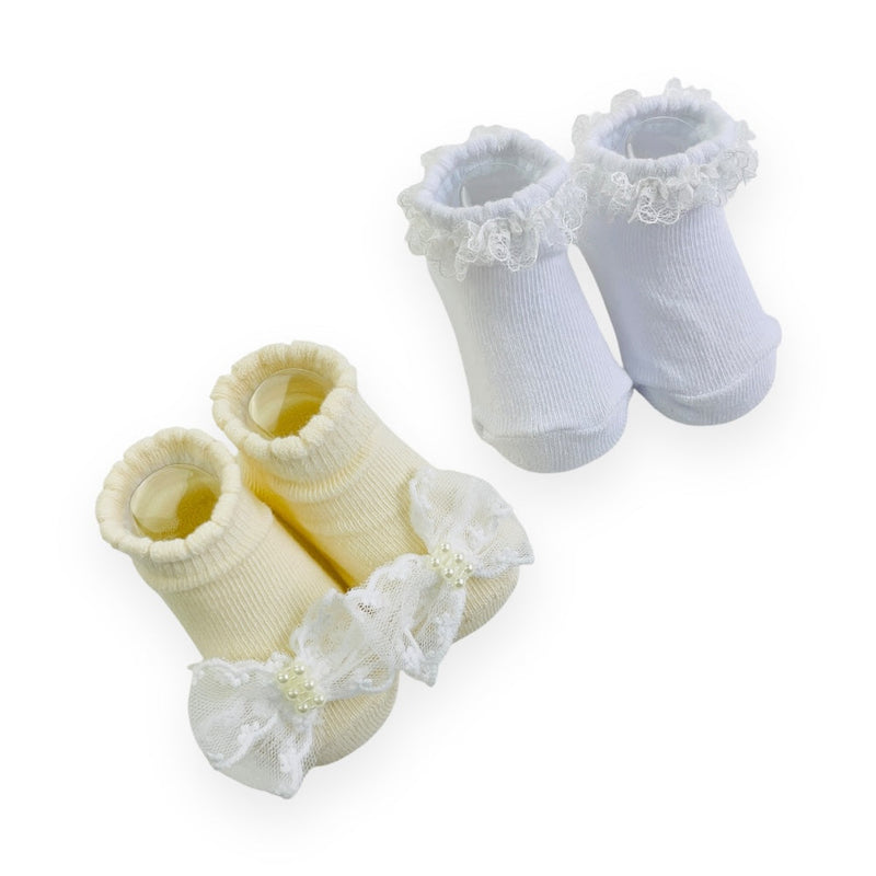 Kit Meia Fem Pimpolho Festinha Rn C/2 Pares
