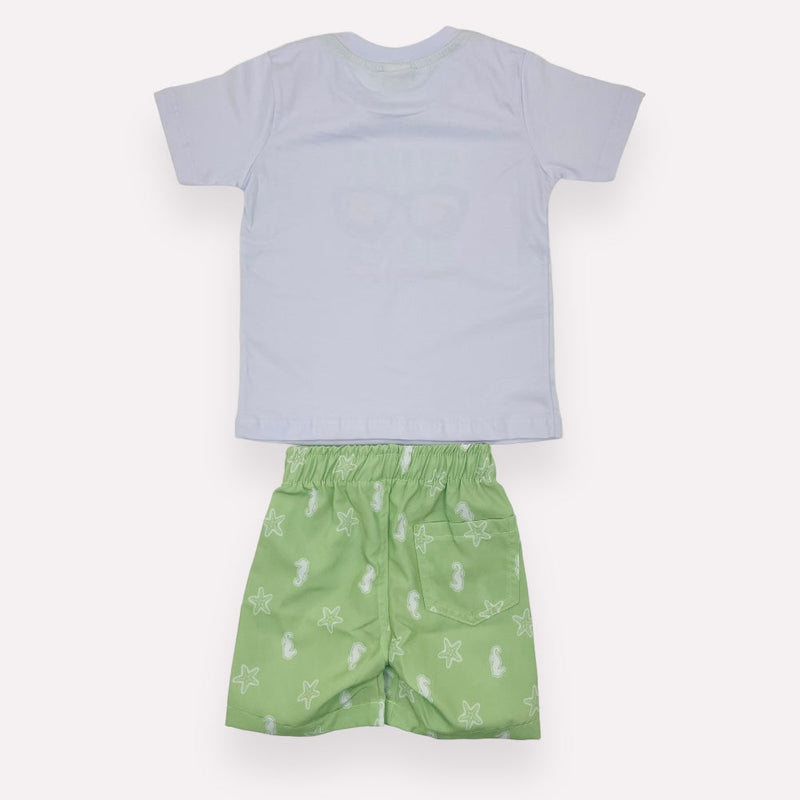 Conjunto Have Fun Óculos Meia Malha/tactel Sublimado