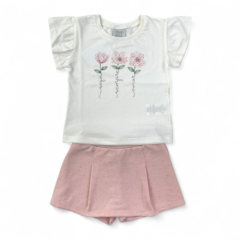 Conjunto Pulla Bulla Infantil Menina Seja Sempre Amor