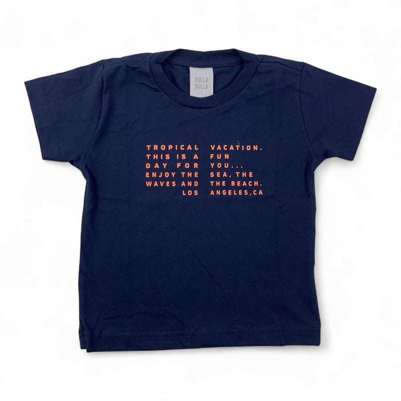 Camiseta Pulla Bulla Infantil Estampa Praia Menino