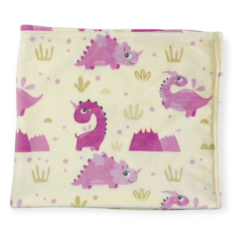 Cobertor Flannel Saura Prime Baby - Off White - 90 X110 Cm