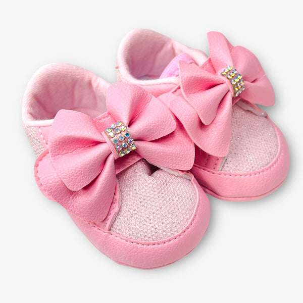 Tênis Bebê Keto Baby Laço e Brilhos