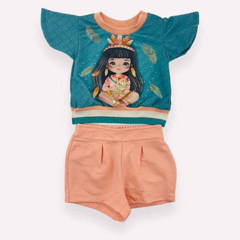 Conjunto Alakazoo Índia Onça