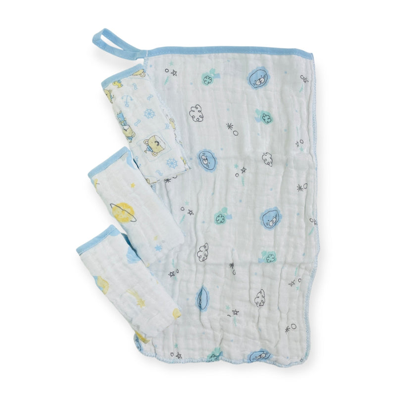 Pano De Boca Caricia Baby Soft Com 4 Unidades