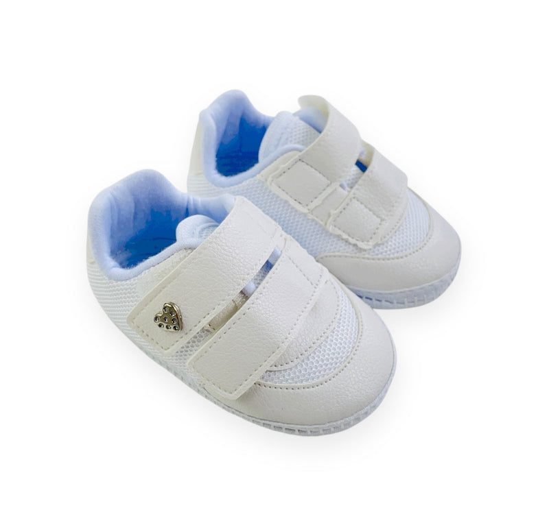 Tênis Bebê Fem Keto Baby Velcro Dublo