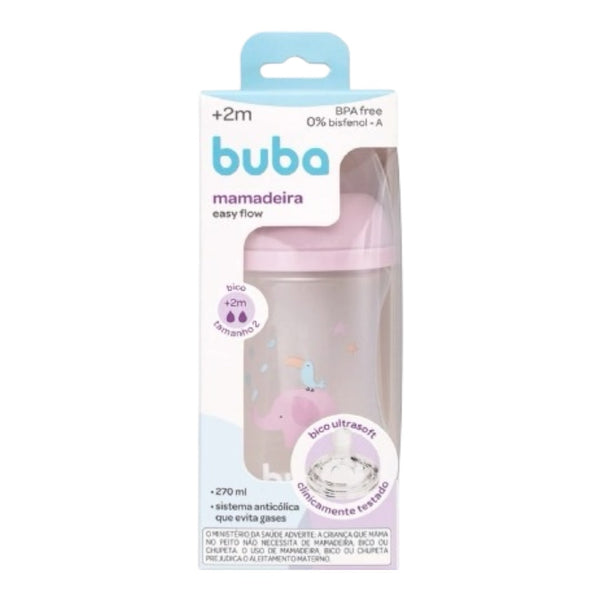 Mamadeira Buba Easy Flow Elefante +2M