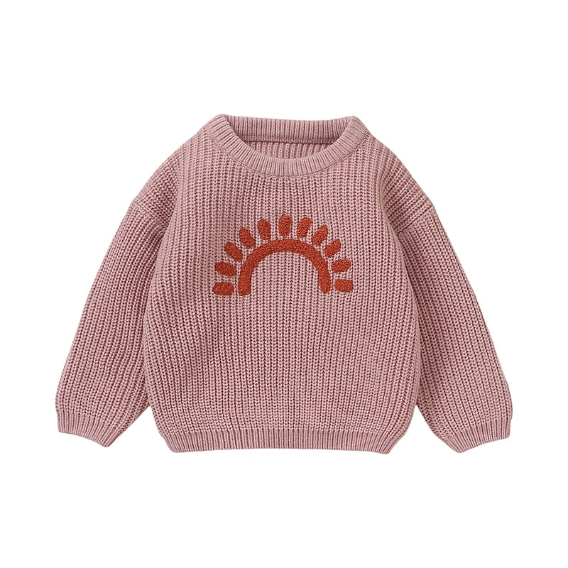 Blusa Infantil Tricô Sol