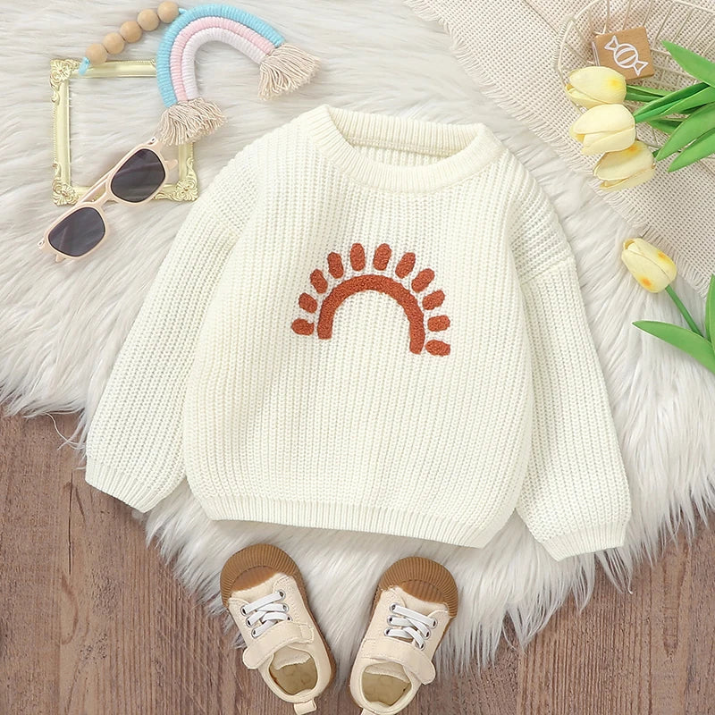 Blusa Infantil Tricô Sol