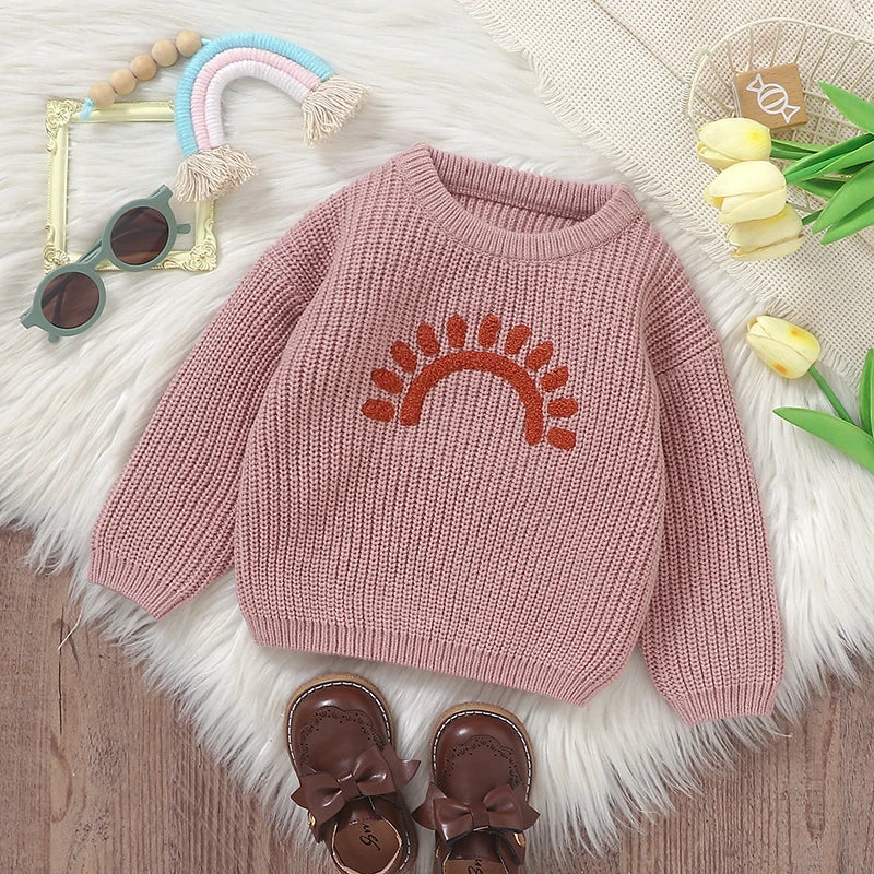 Blusa Infantil Tricô Sol