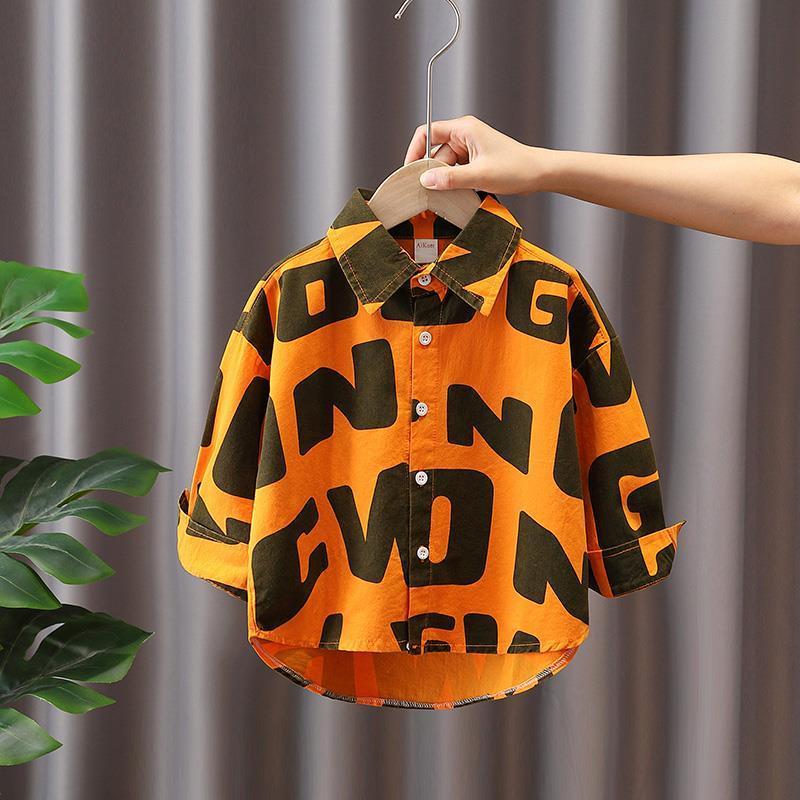 Camisa Infantil Letrinhas Manga Longa