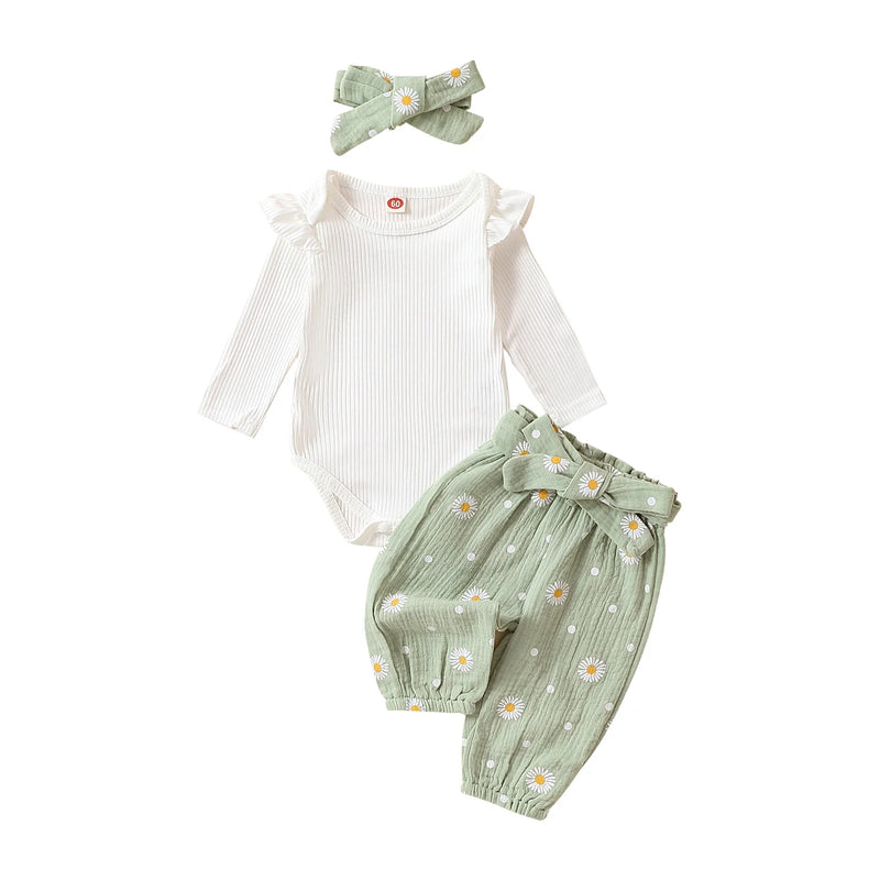 Conjunto Infantil Feminino Florzinhas