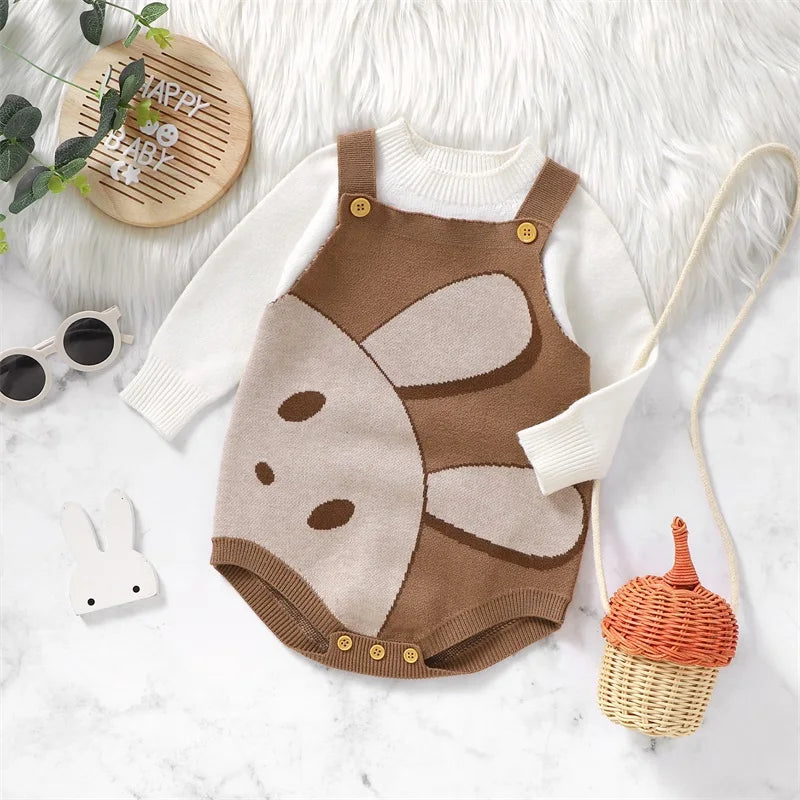 Body Infantil Tricô Coelhinho