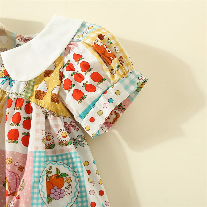 Vestido Infantil Golinha Estampas Verão