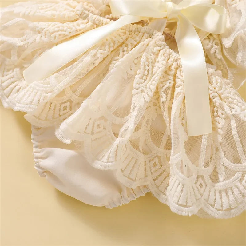 Body Infantil Feminino Renda Florzinhas