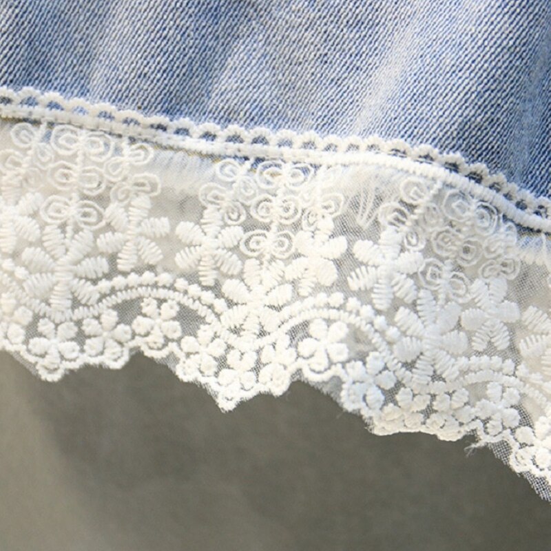 Conjunto Infantil Feminino Bordadinho e Jeans
