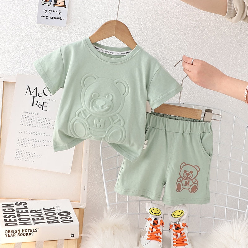 Conjunto Infantil Verão Ursinho