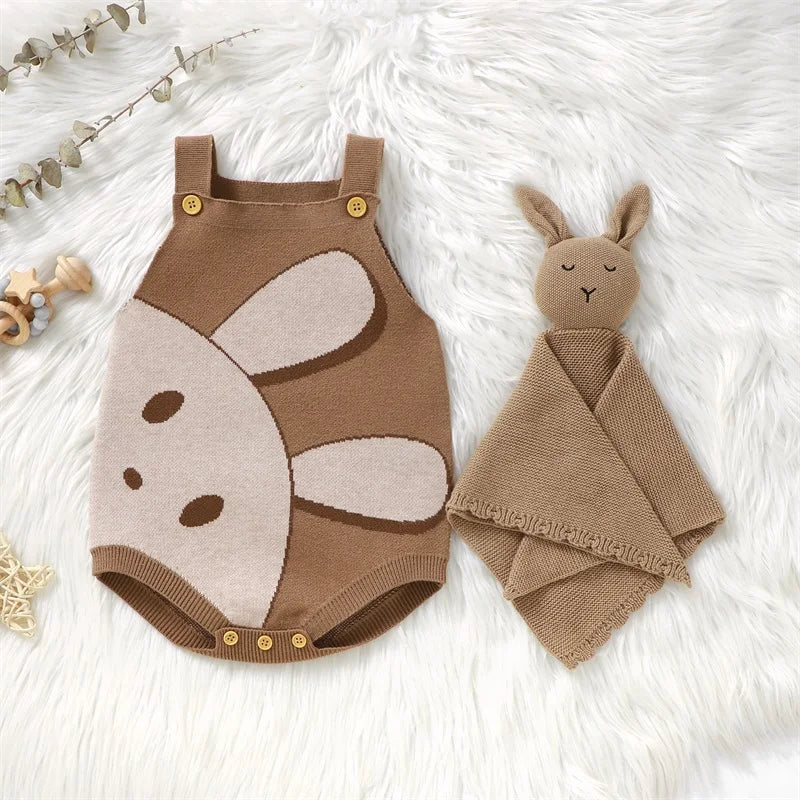 Body Infantil Tricô Coelhinho