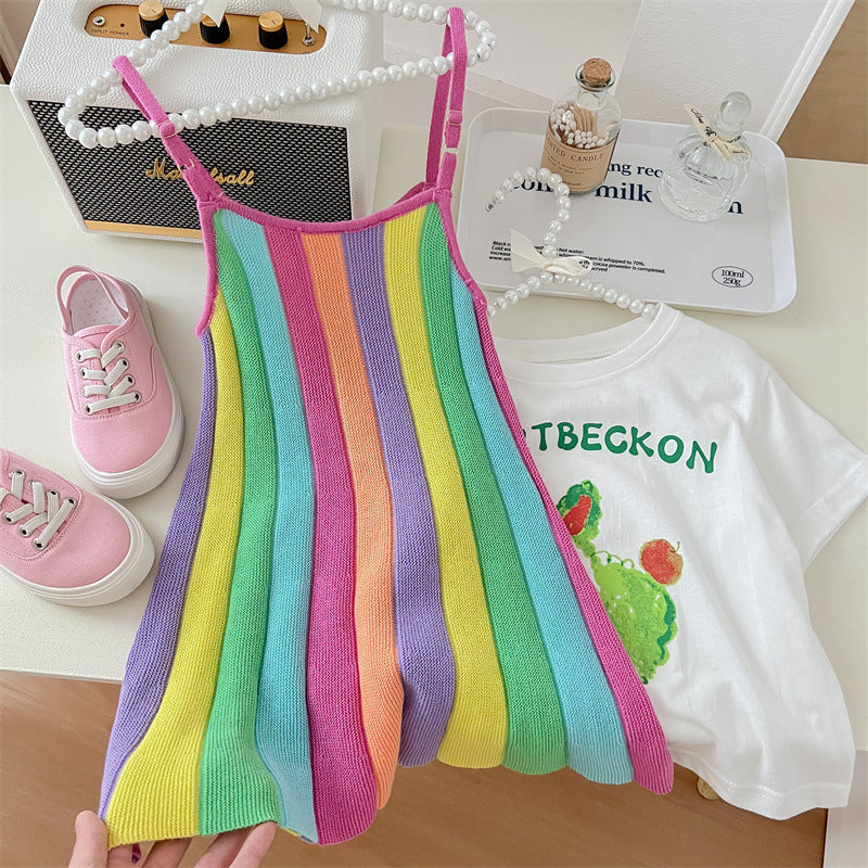 Vestido Infantil Tricot Plissado