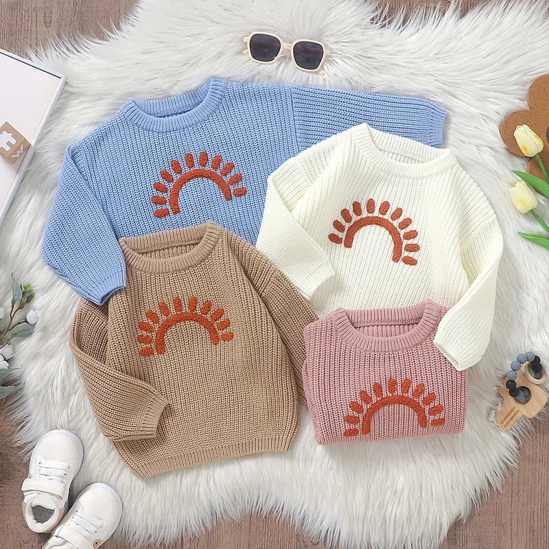 Blusa Infantil Tricô Sol