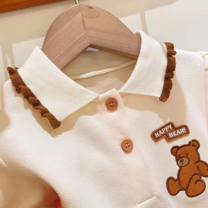 Vestido Infantil Polo Ursinho