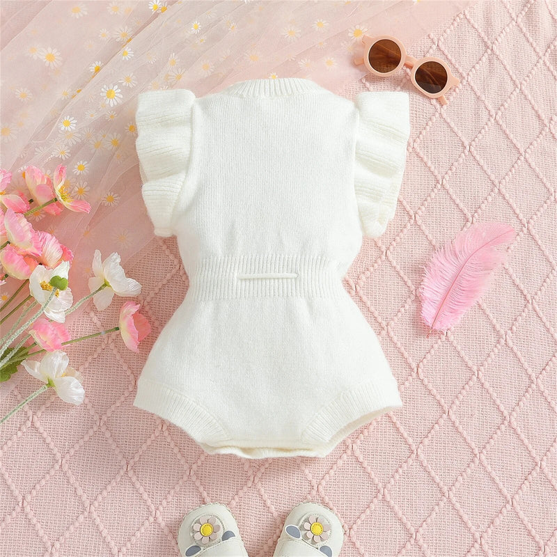 Body Infantil Feminino Tricô Bordado