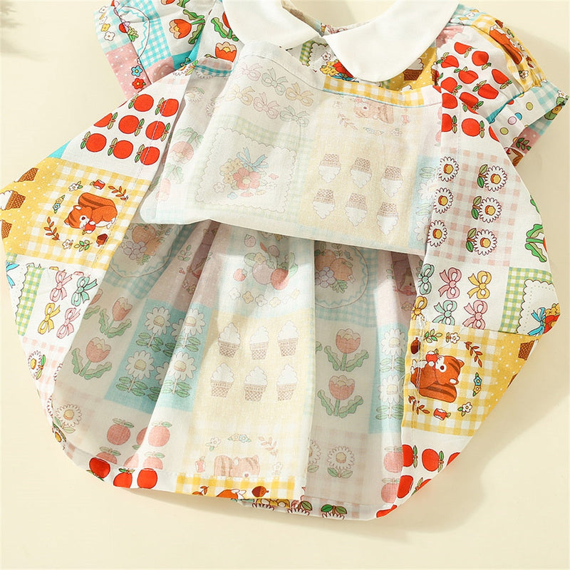 Vestido Infantil Golinha Estampas Verão