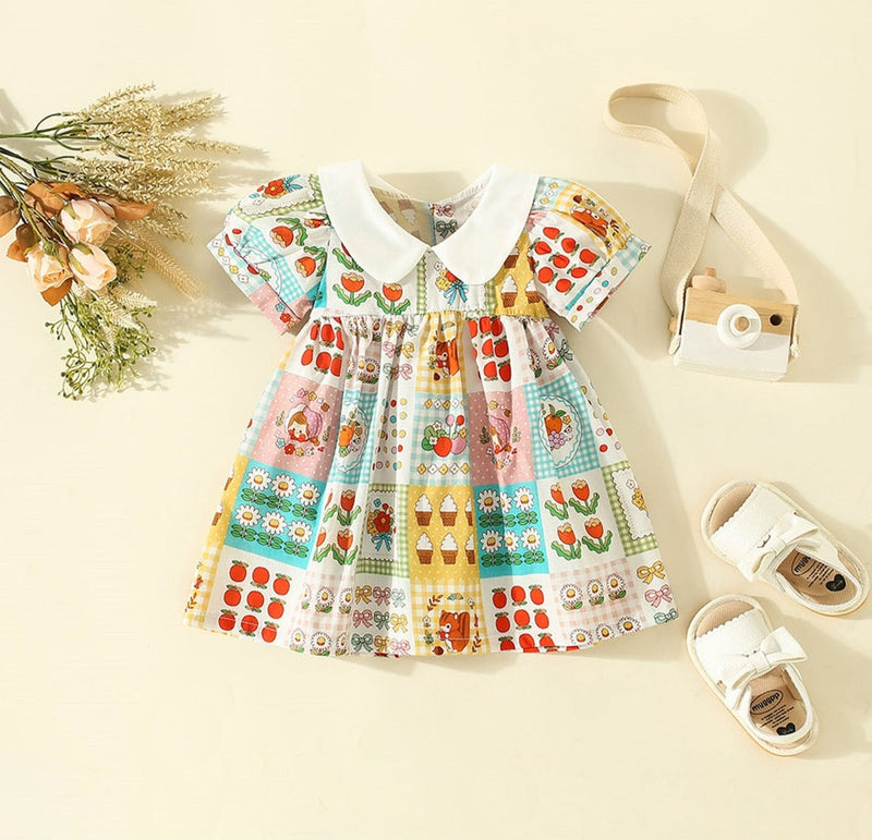 Vestido Infantil Golinha Estampas Verão