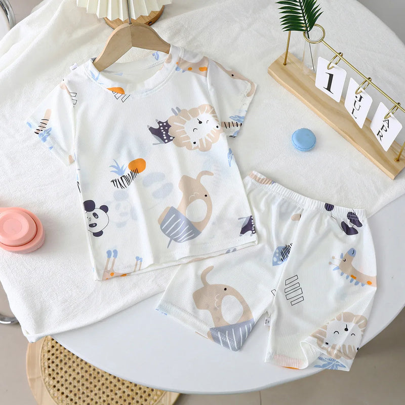 Conjunto Infantil Estampas Verão
