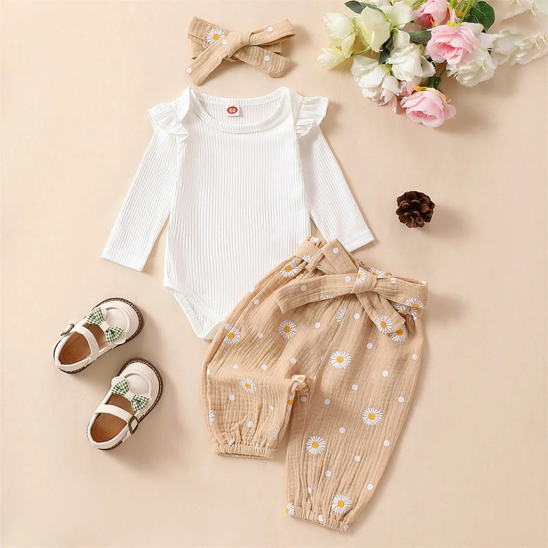 Conjunto Infantil Feminino Florzinhas