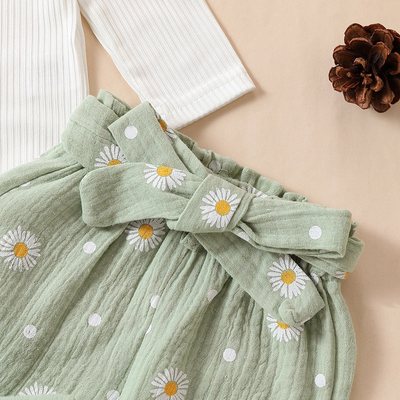 Conjunto Infantil Feminino Florzinhas