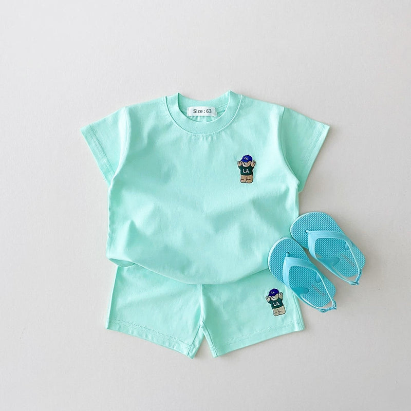 Conjunto Infantil Ursinho De Boné