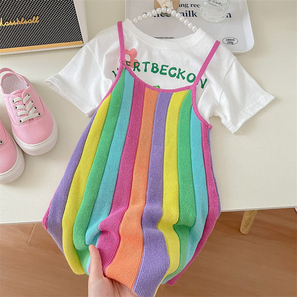 Vestido Infantil Tricot Plissado